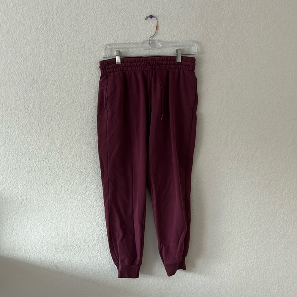 adidas maroon sweatpants/joggers
